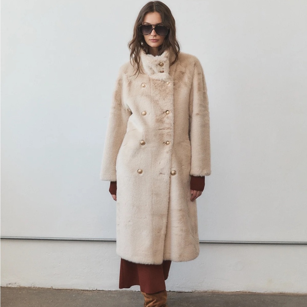 Deluc Knox Jacket- Faux Fur- Size Small NWT